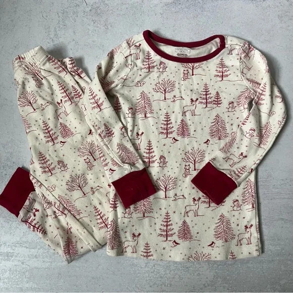 Kids Touched By Nature Organic Cotton Pajama Set 3 - Picture 1 of 2